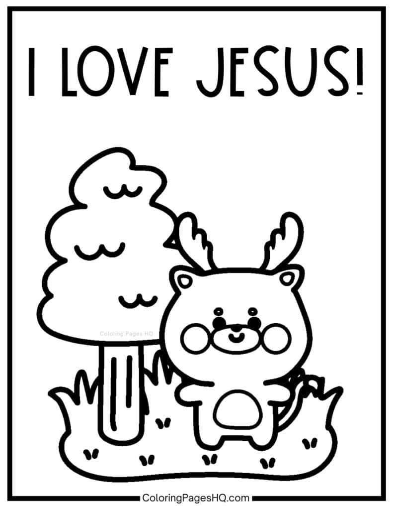 printable coloring pages of jesus