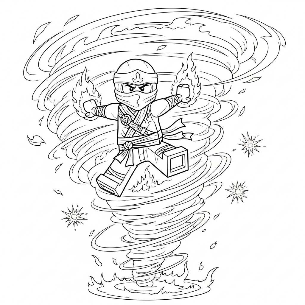 printable coloring pages of ninjago