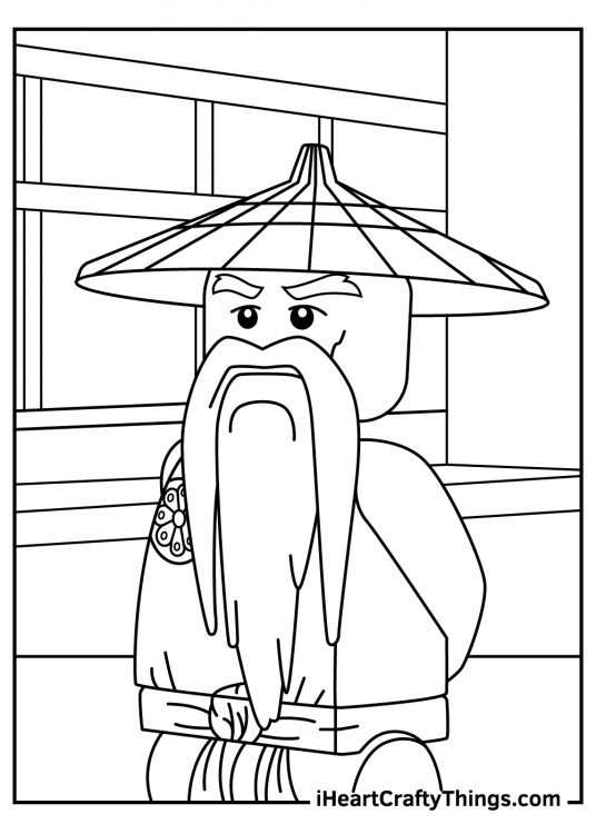 printable coloring pages of ninjago