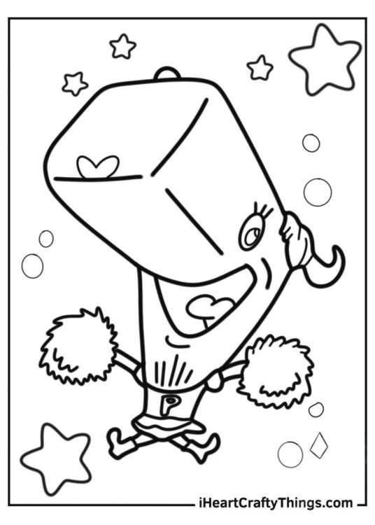 printable coloring pages spongebob