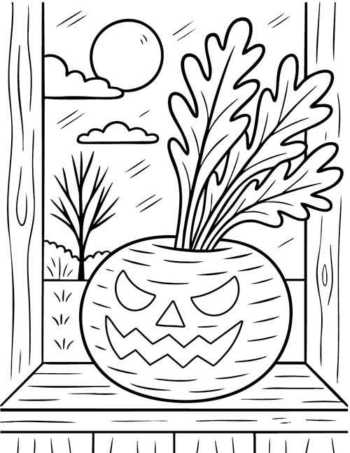 printable coloring pictures halloween