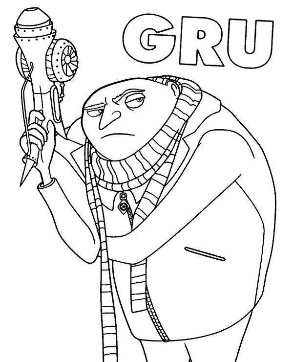 printable colouring pages minions