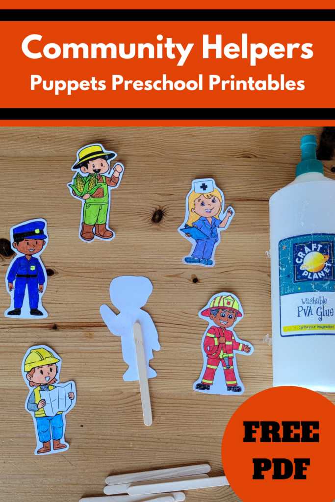 printable community helpers crafts