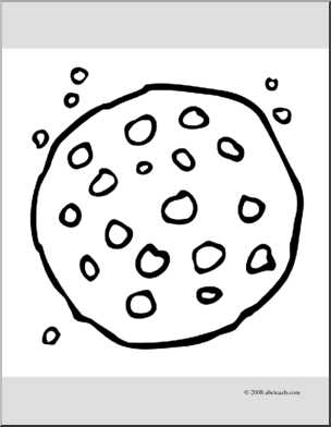 printable cookie coloring page