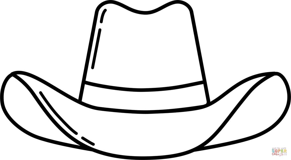printable cowboy hat template