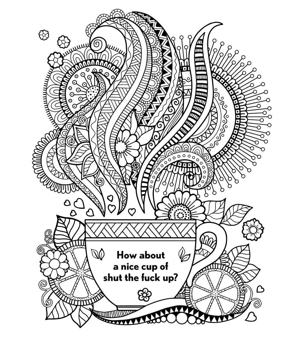 printable curse word coloring pages