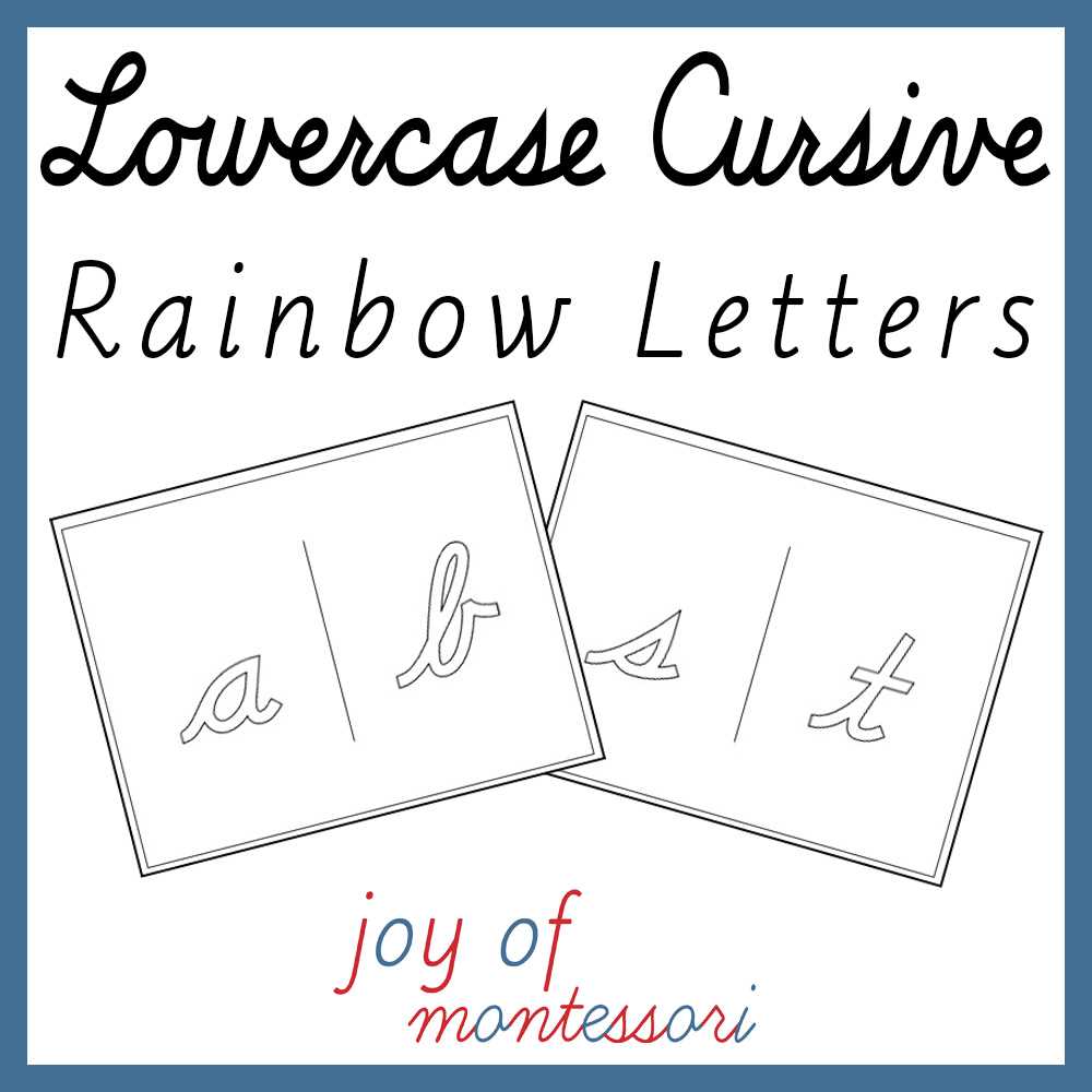 printable cursive writing worksheets