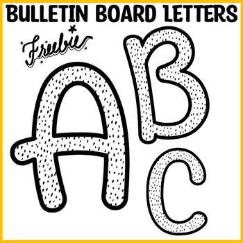 printable cut out letters for bulletin boards