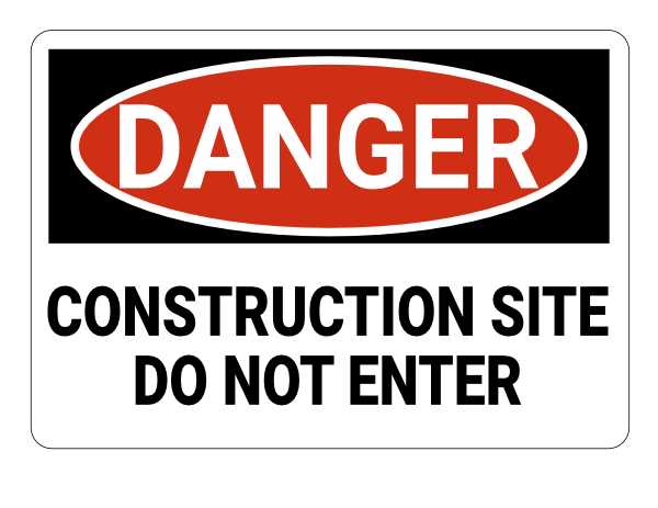 printable danger signs
