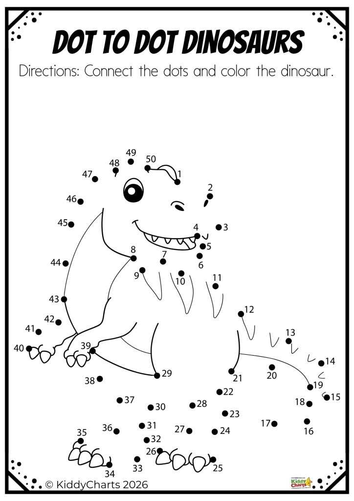 printable dinosaur coloring book