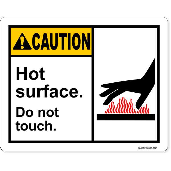 printable do not touch sign