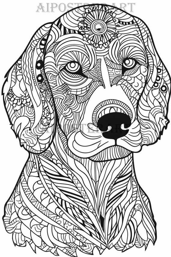 printable dog coloring pages