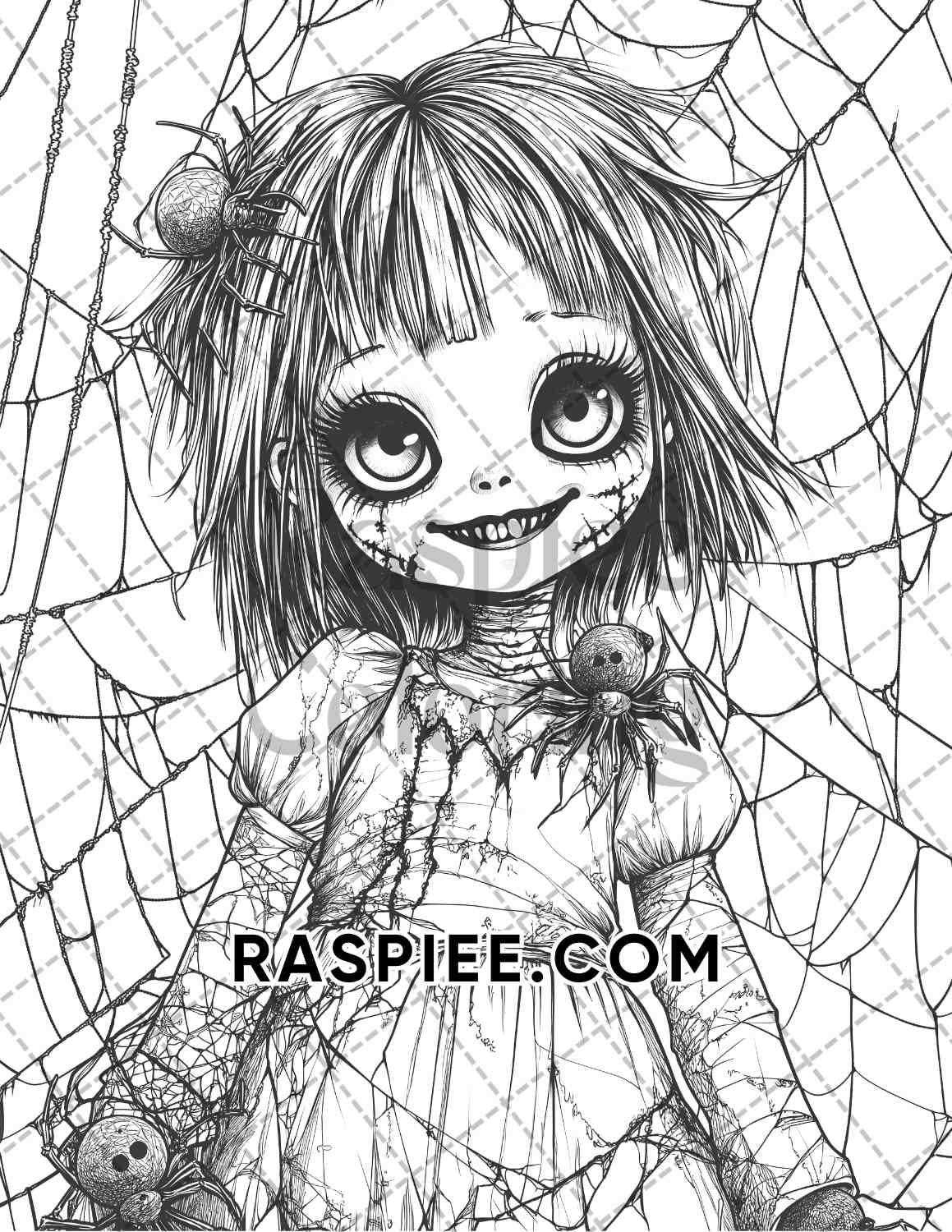 printable doll coloring pages