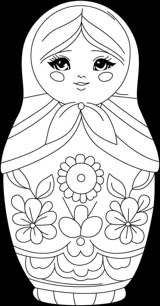 printable doll coloring pages