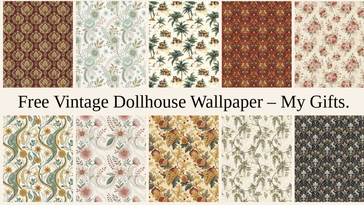 printable dollhouse miniatures