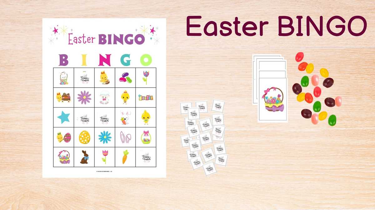 printable easter bingo