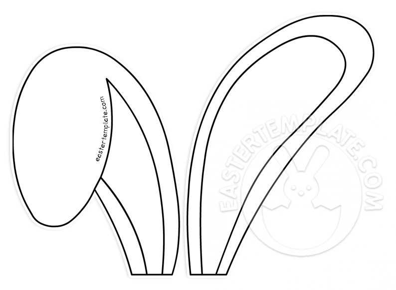 printable easter bunny ears
