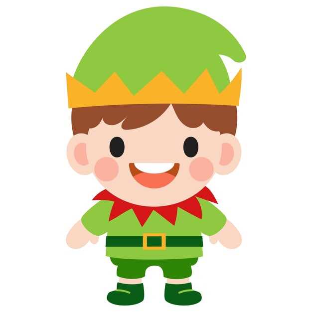 printable elf clipart