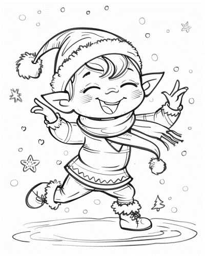 printable elf pictures
