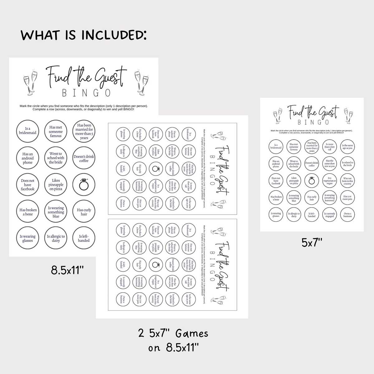 printable engagement party games