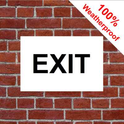 printable exit signs free