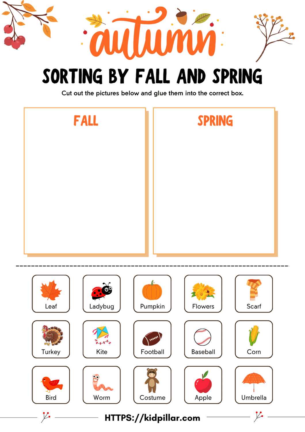 printable fall games