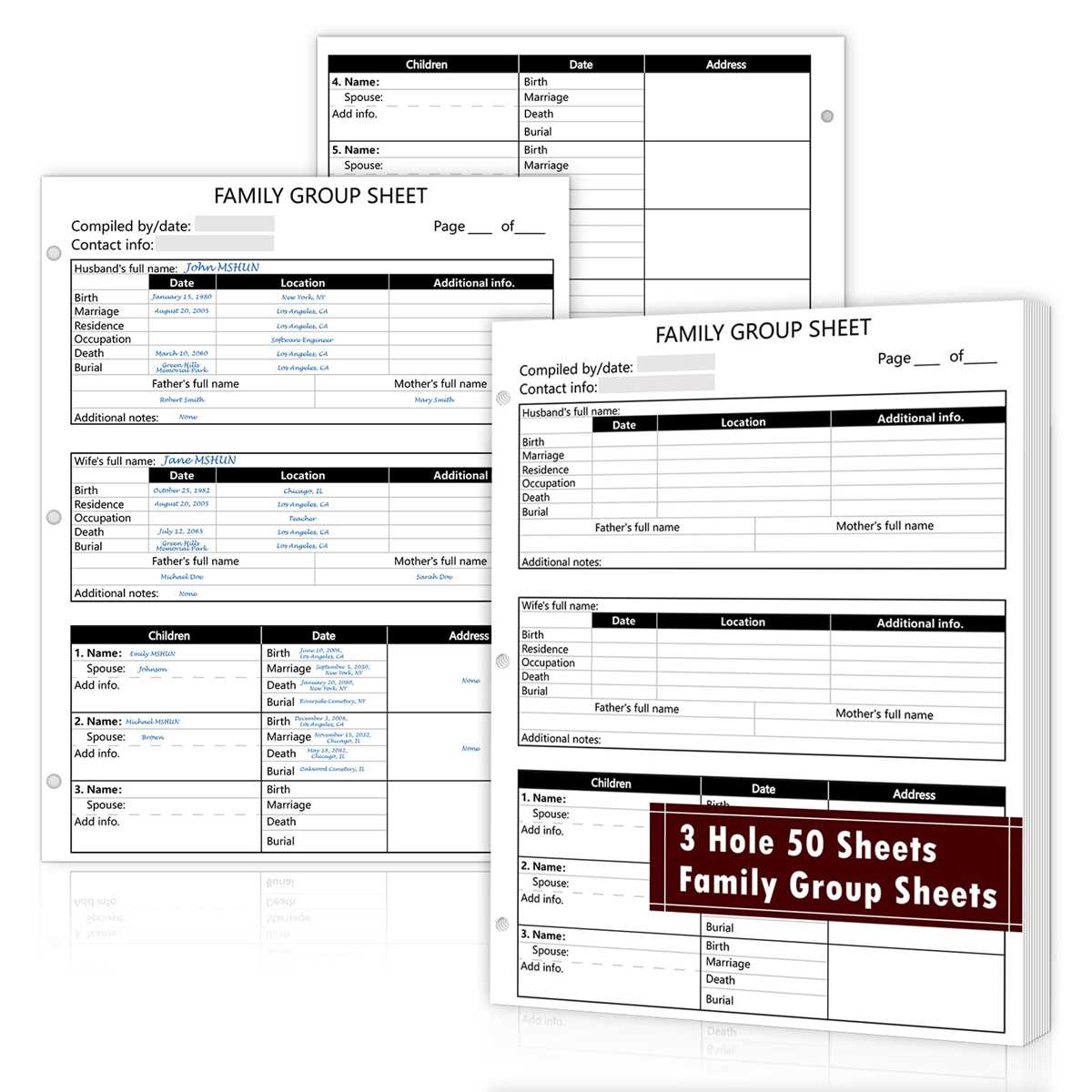 printable family group sheet