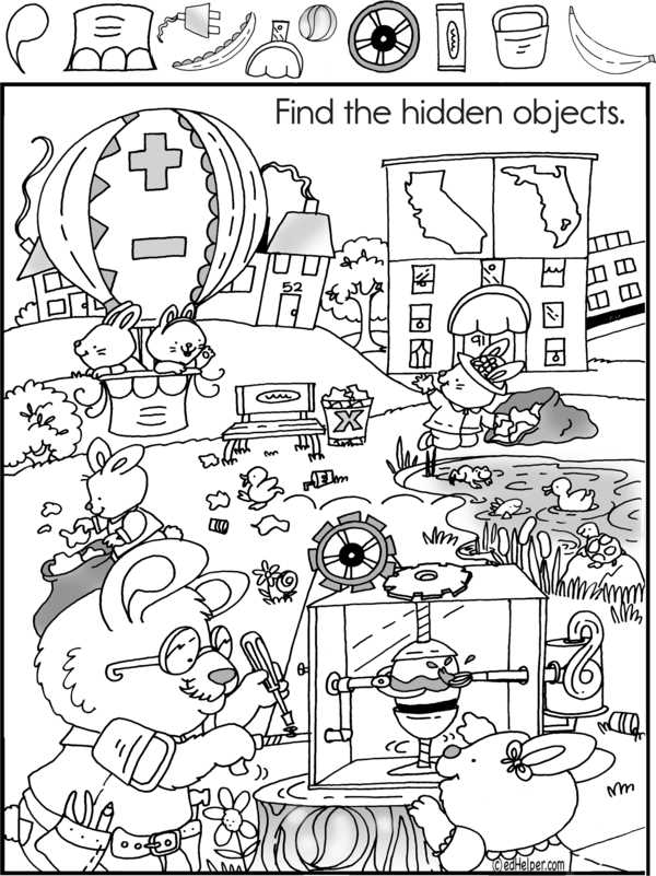 printable find the hidden objects