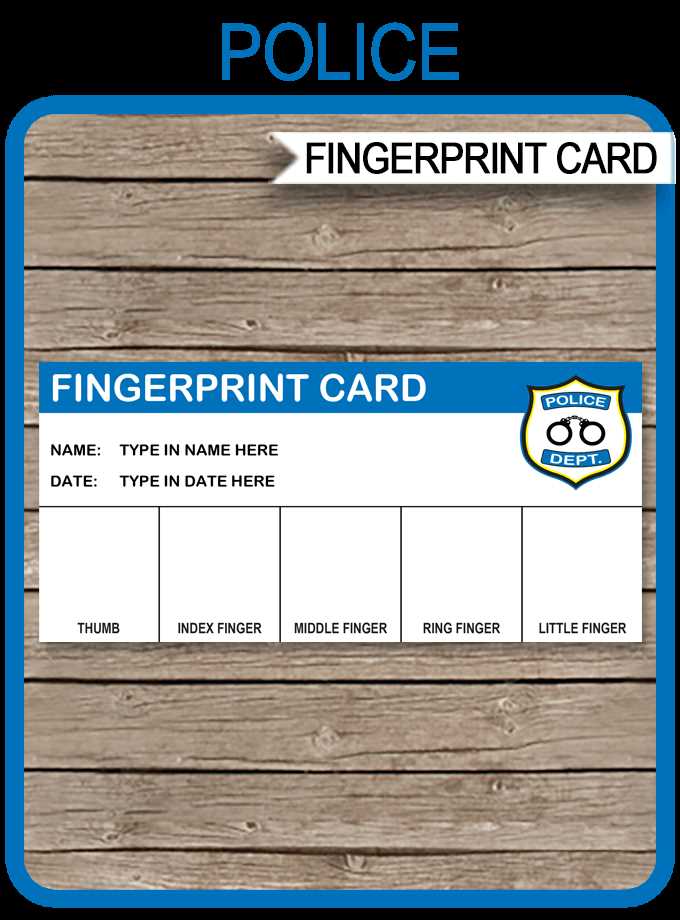 printable fingerprint cards