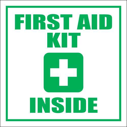 printable first aiders sign
