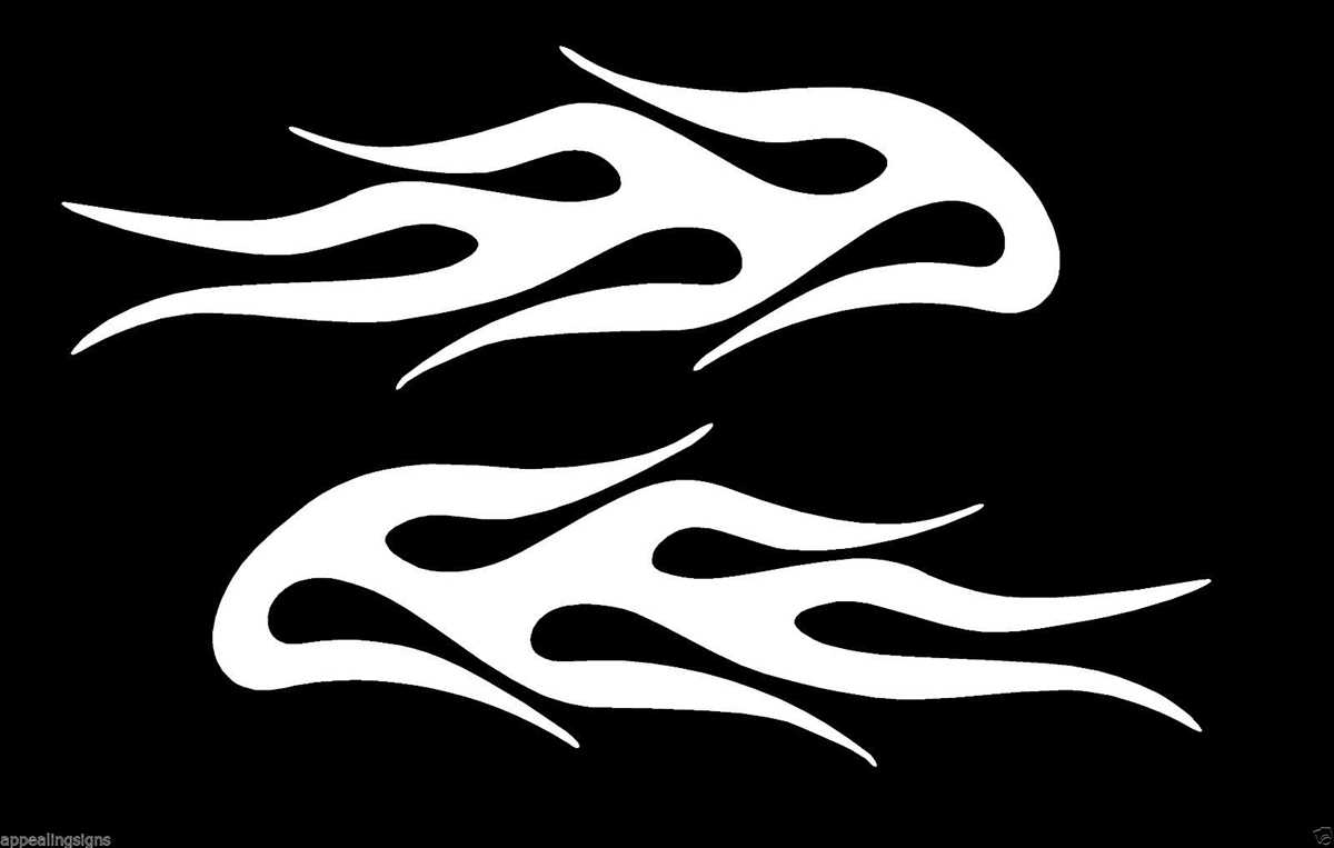 printable flame decals