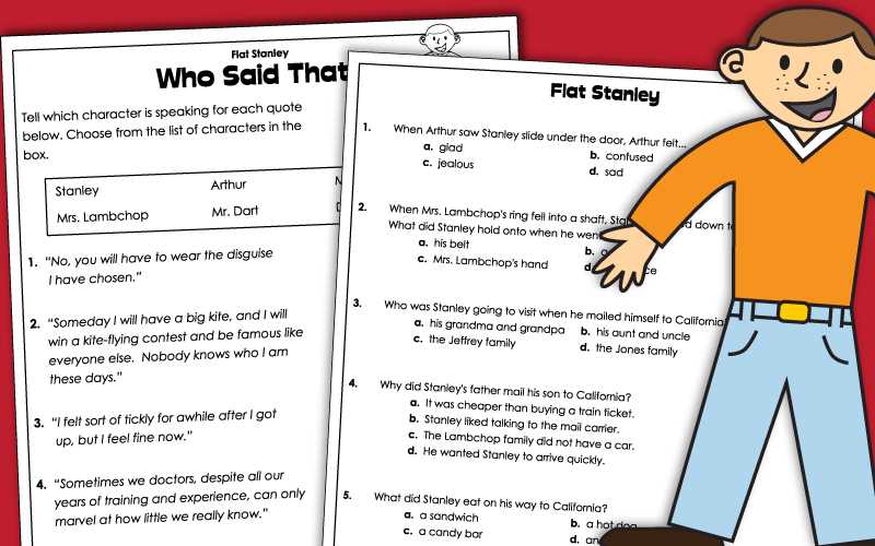printable flat stanley project