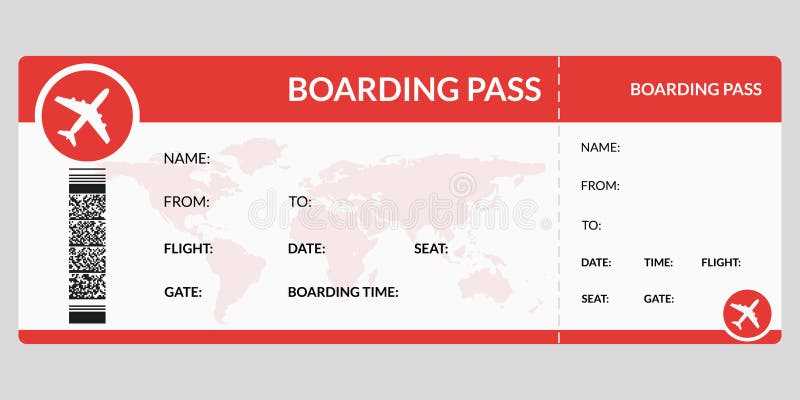 printable flight tickets