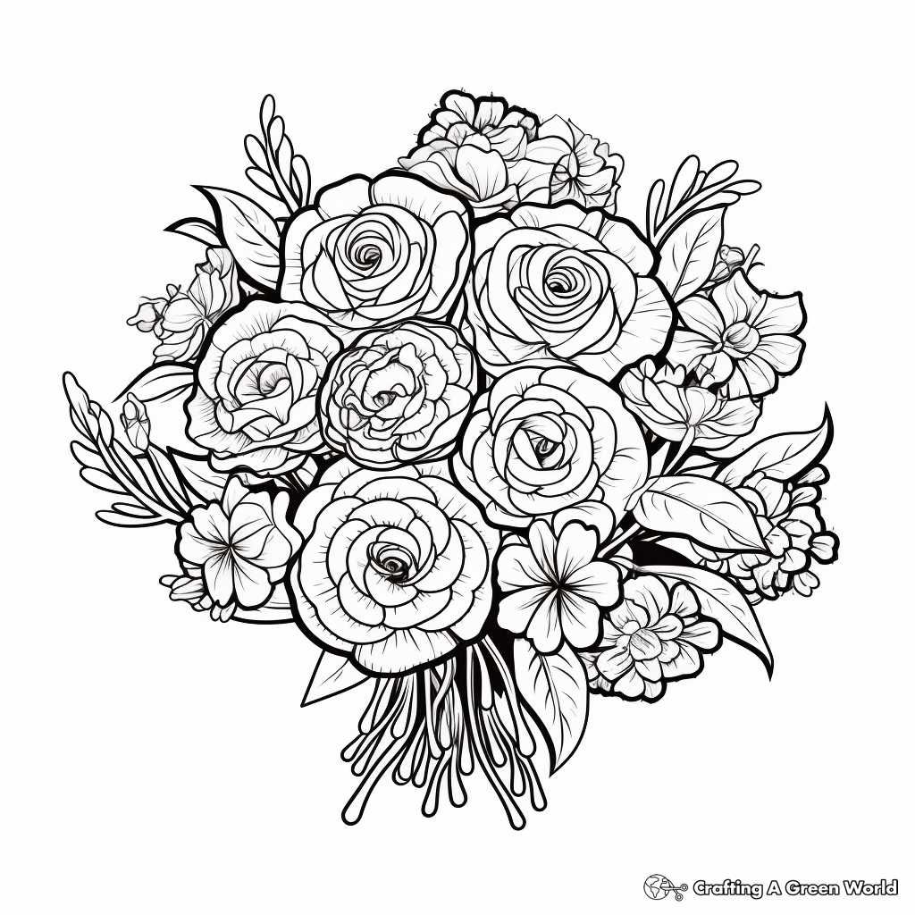 printable flower coloring