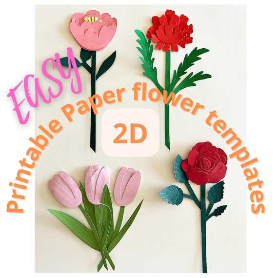 printable flower paper