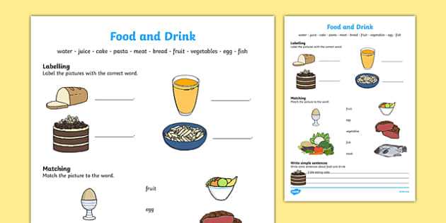 printable food pictures