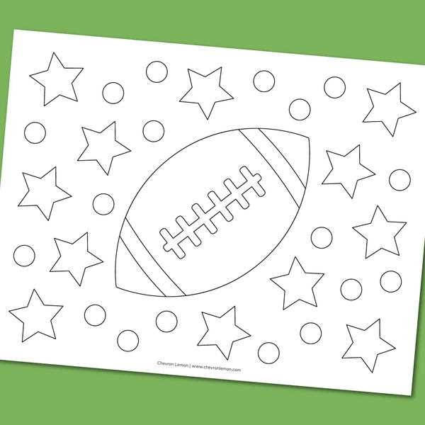 printable footballs to color