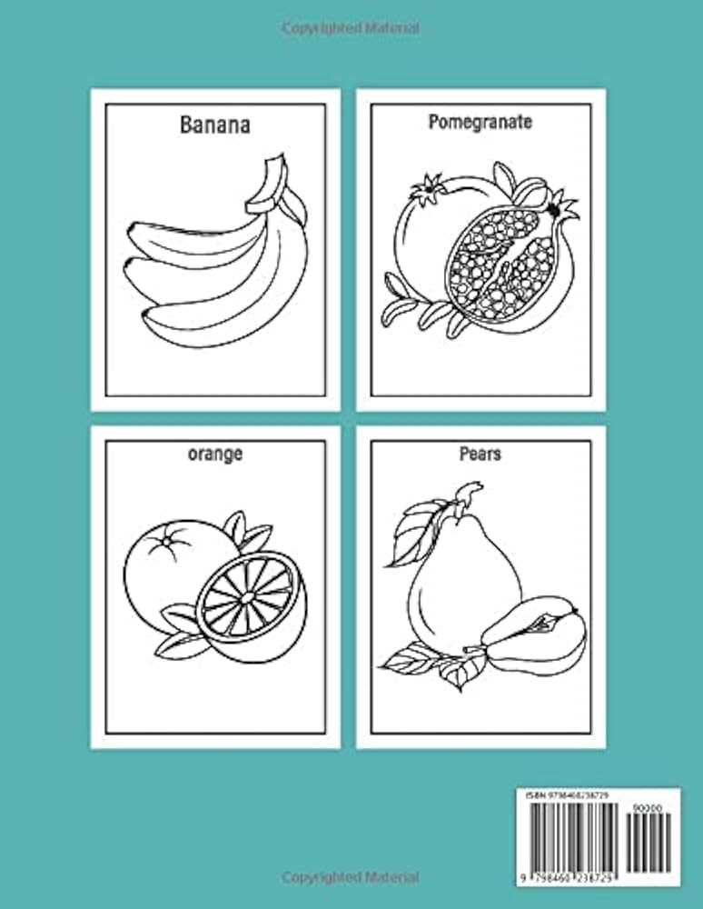 printable fruit coloring pages