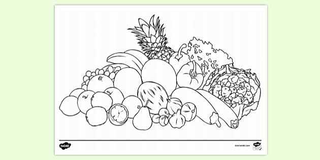 printable fruits and veggies