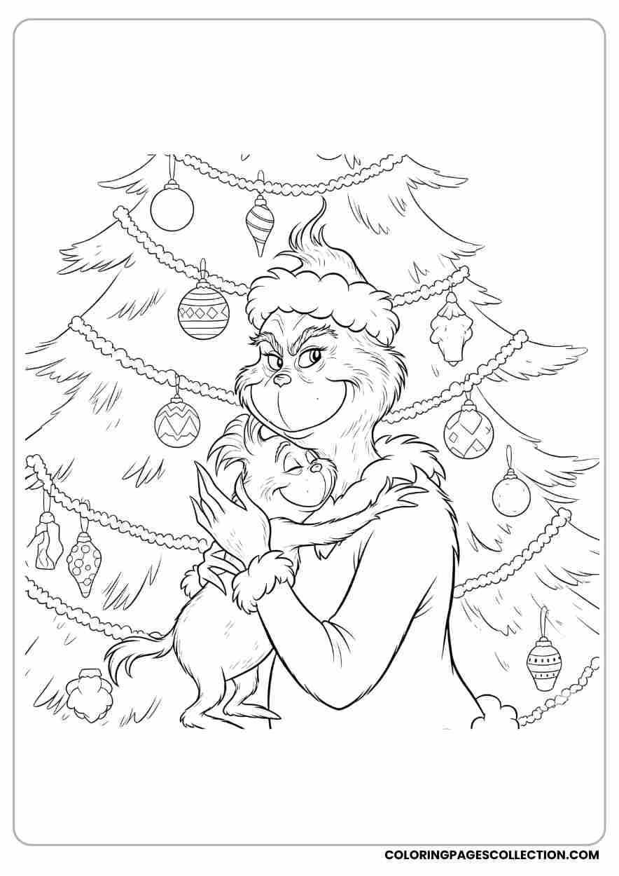 printable grinch coloring pages