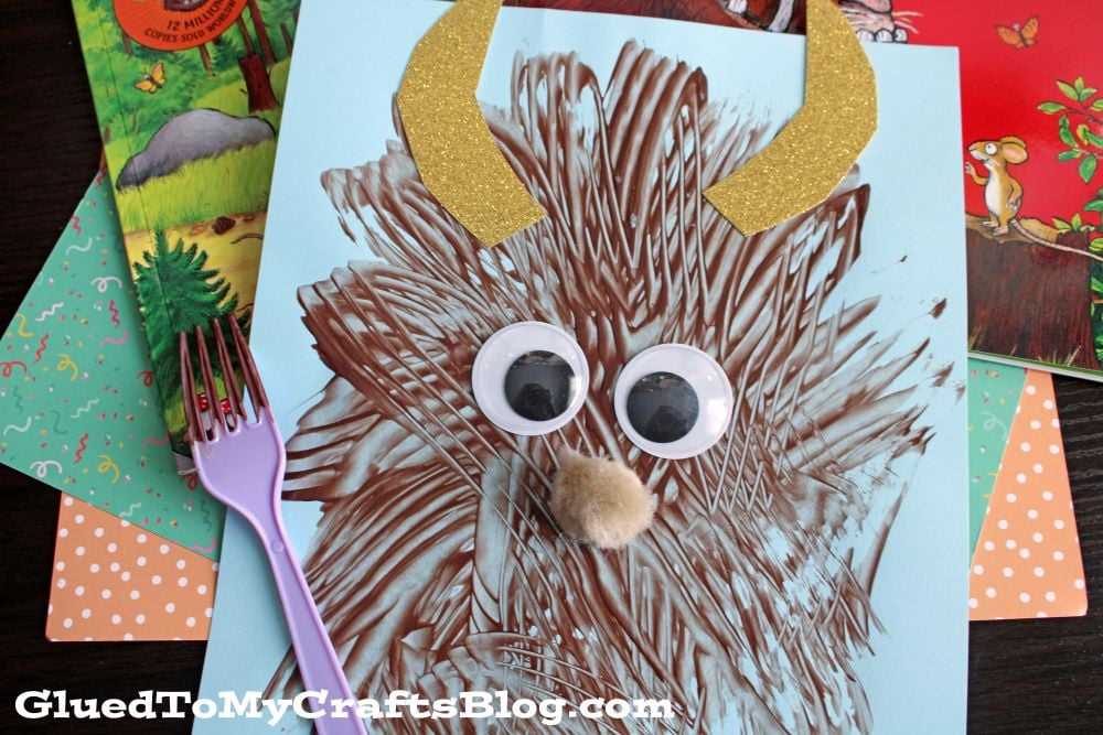 printable gruffalo craft