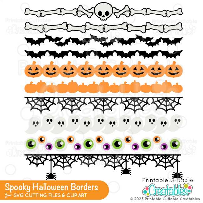 printable halloween borders