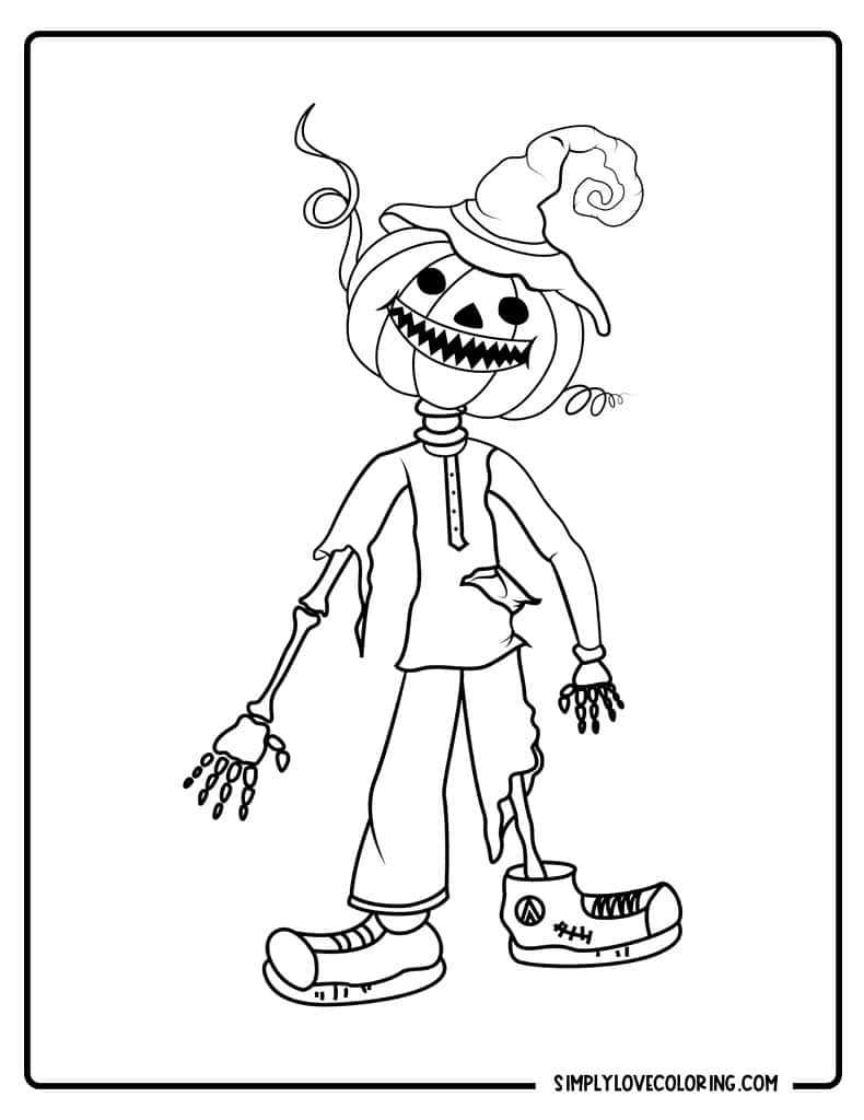 printable halloween color sheets