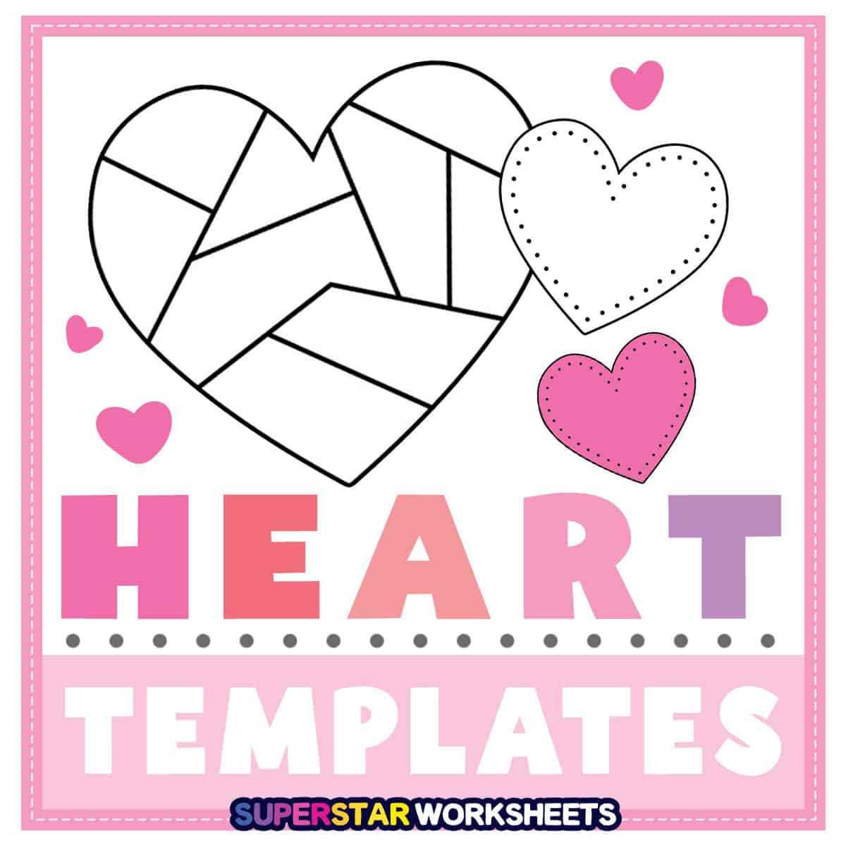 printable heart shape