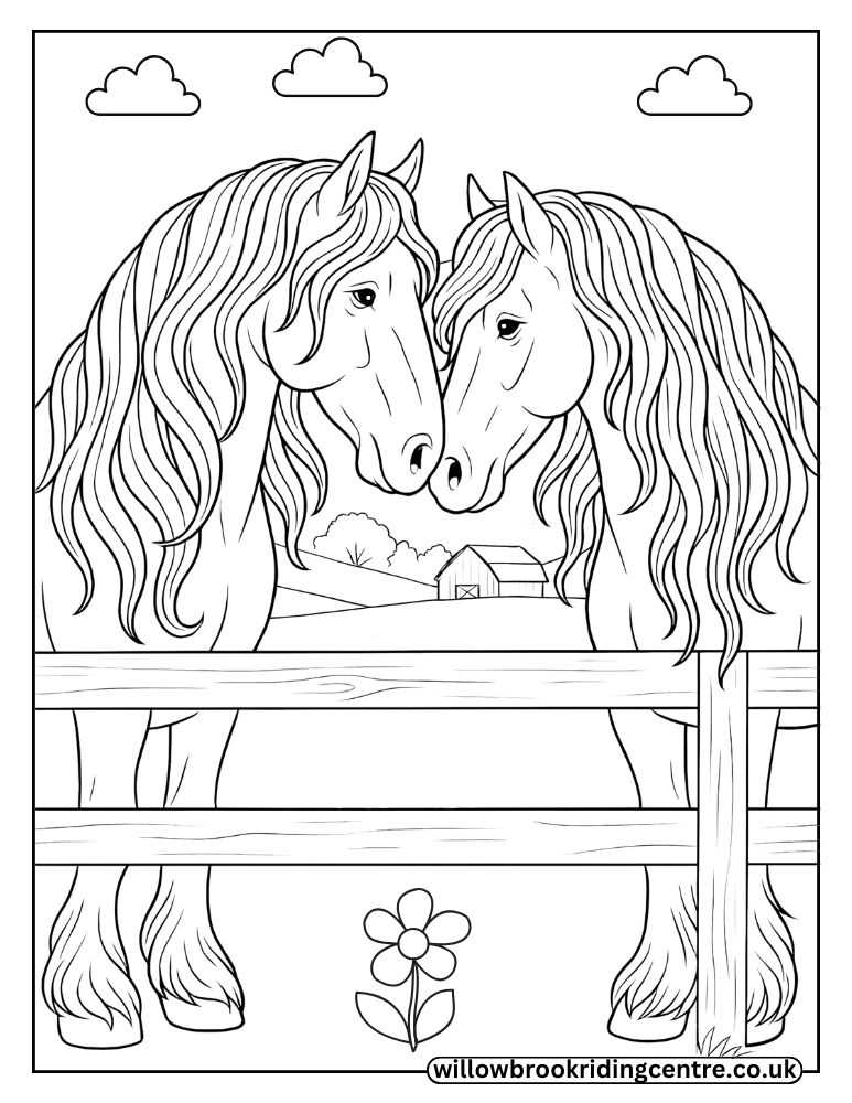 printable horse coloring pictures