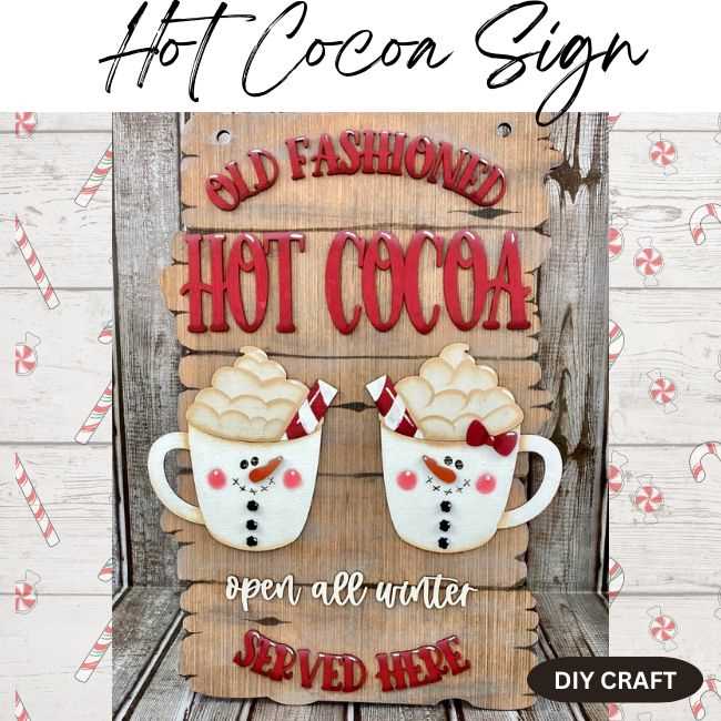 printable hot cocoa sign