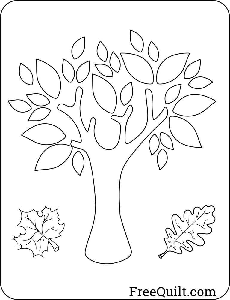 printable image of a tree