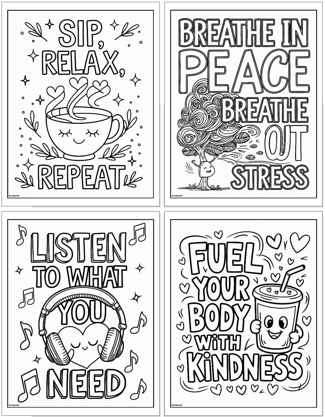 printable inspiring coloring pages