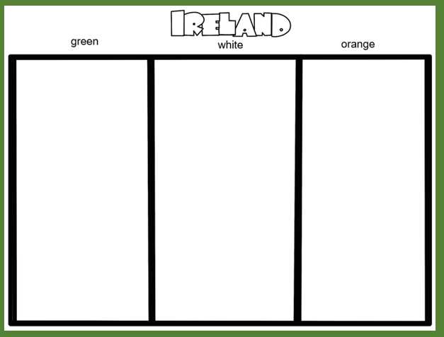 printable irish flag