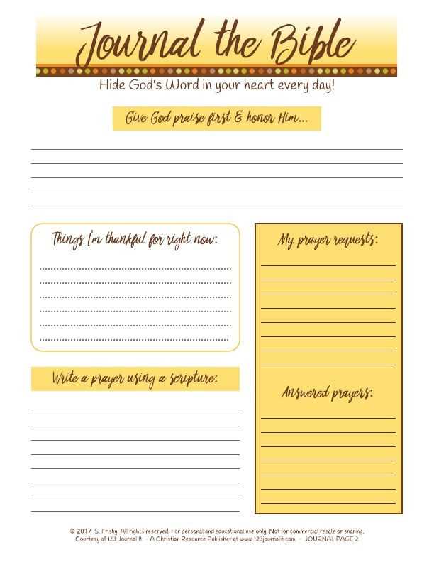 printable journaling bible